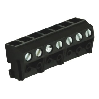 RS PRO 7-Contact 5 mm Pitch 1 Row PCB Terminal Block Vertical Screw Connection 250V CTB1302