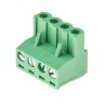 RS PRO Series Pluggable Terminal Block, 4-Contact, 5.08 mm Pitch, 1 Row, Female Connector, 15A, 300V, Polyamide CTB9209