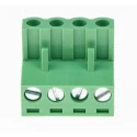 RS PRO Series Pluggable Terminal Block, 4-Contact, 5.08 mm Pitch, 1 Row, Female Connector, 15A, 300V, Polyamide CTB9209