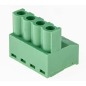RS PRO Series Pluggable Terminal Block, 4-Contact, 5.08 mm Pitch, 1 Row, Female Connector, 15A, 300V, Polyamide CTB9209
