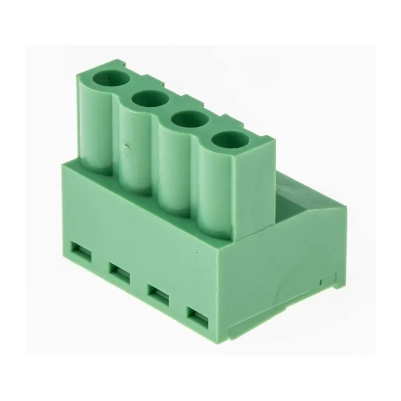 RS PRO Series Pluggable Terminal Block, 4-Contact, 5.08 mm Pitch, 1 Row, Female Connector, 15A, 300V, Polyamide CTB9209