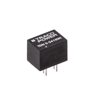 TRACOPOWER DC/DC Converter 3.3V DC Output 1A 36V DC Input 9V Input 5W Through Hole DIP Package TDN 5-2410WI
