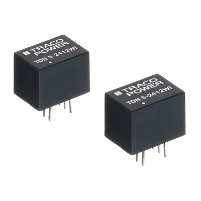 TRACOPOWER TND 5WI Isolated 5W DC/DC Converter Dual Output ±12.12V ±210mA, 9-36V Input, Through Hole DIP Package TDN 5-2422WI