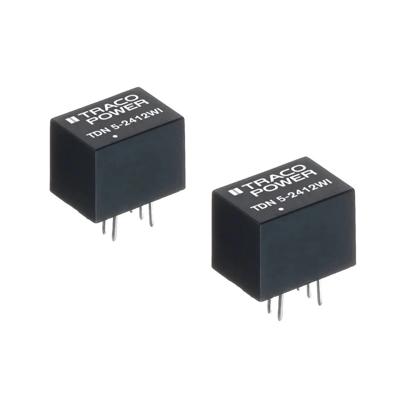 TRACOPOWER TND 5WI Isolated 5W DC/DC Converter Dual Output ±12.12V ±210mA, 9-36V Input, Through Hole DIP Package TDN 5-2422WI