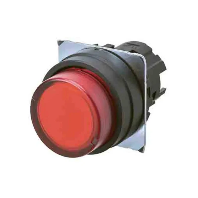 Omron Red Momentary Push Button Head Plastic 22 mm Cutout IP66 IP69K IP67 A22NZ