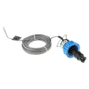 Georg Fischer Paddlewheel Flow Sensor for Liquid, 0.1m/s Min to 6m/s Max, Polypropylene Housing, 12.5bar Max 198840143