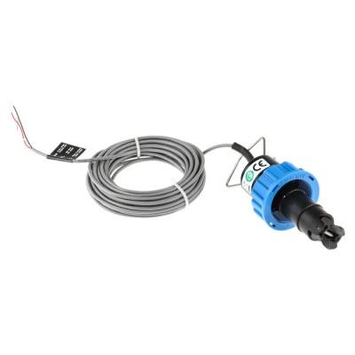 Georg Fischer Paddlewheel Flow Sensor for Liquid, 0.1m/s Min to 6m/s Max, Polypropylene Housing, 12.5bar Max 198840143