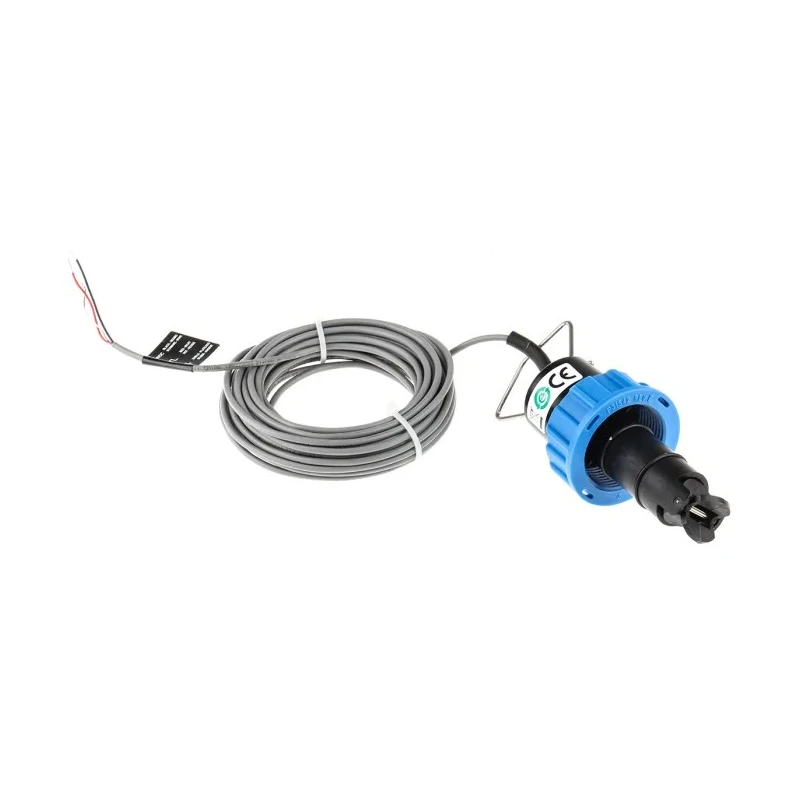 Georg Fischer Paddlewheel Flow Sensor for Liquid, 0.1m/s Min to 6m/s Max, Polypropylene Housing, 12.5bar Max 198840143