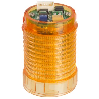 Moflash Amber LED Beacon Unit 24V DC, Steady Light Effect, IP54 Protection LED-MINI-02-01
