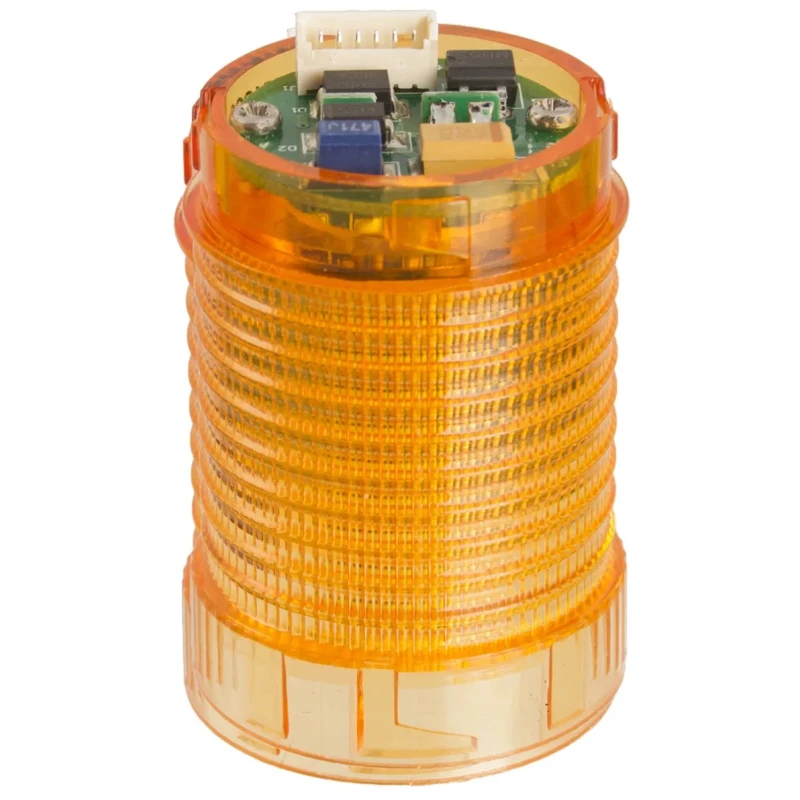 Moflash Amber LED Beacon Unit 24V DC, Steady Light Effect, IP54 Protection LED-MINI-02-01