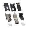 TE Connectivity Type I Cable Straight Mini I/O Connector Male 8 Way Shielded 2201855-2