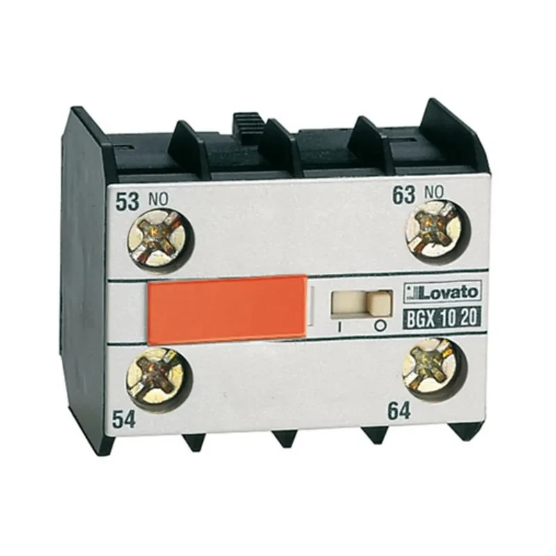 Lovato Auxiliary Contact 2 Contact 2 NO DPST DIN Rail Mount 10 A 690 V BG Series 11BGX1020