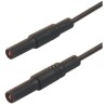 Hirschmann Test & Measurement Connector Test Lead 16A 1000 V AC/DC Black 500 mm Lead Length 934172100