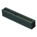 Samtec MEC1 Series 1mm Pitch 140-Contact 2-Row Straight Edge Connector Female Surface Mount Solder 