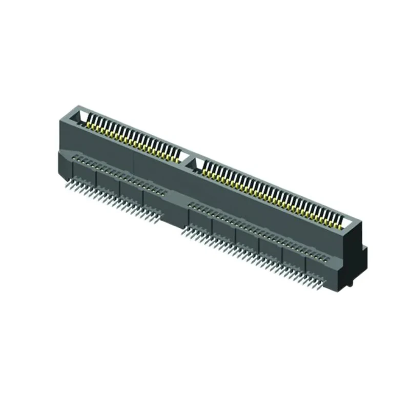Samtec MEC8-DV Series Vertical Edge Connector Female Surface Mount 140 Contacts 0.8mm Pitch 2 Row Solder MEC8-DV