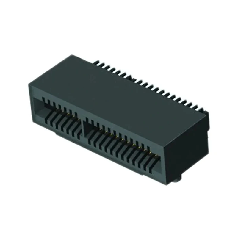 Samtec MEC1-RA Series Right Angle Edge Connector Female, Surface Mount, 60 Contacts, 1 mm Pitch, 2 Row, Solder MEC1-RA