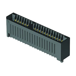 Samtec MECF Series Straight Edge Connector Female Surface Mount 10-Contacts 1.27 mm Pitch 2 Row Solder MECF-05-01-L-DV