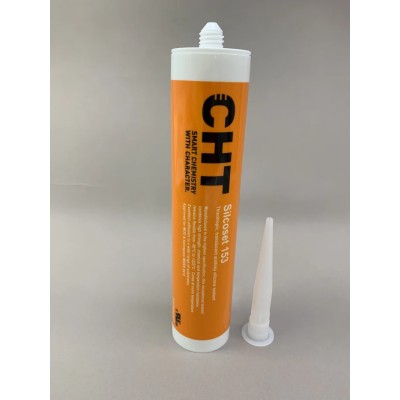 Acc Silicones Silcoset 153 Translucent Sealant Paste Cartridge 310 ml 1-Component RTV Silicone 740010665