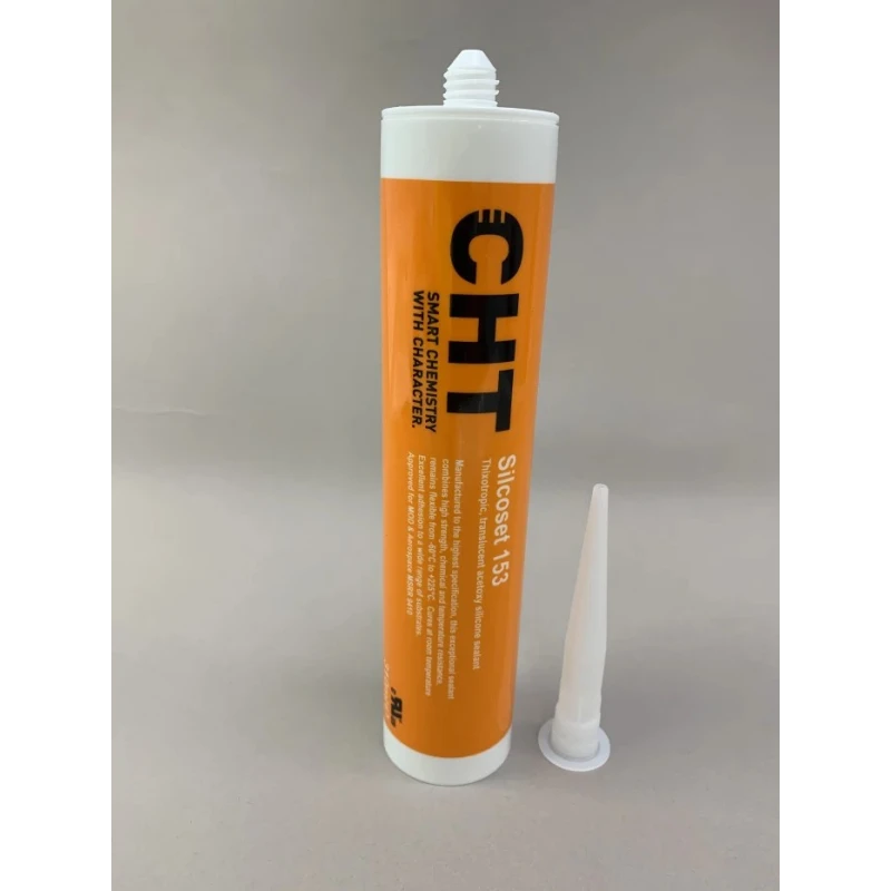 Acc Silicones Silcoset 153 Translucent Sealant Paste Cartridge 310 ml 1-Component RTV Silicone 740010665