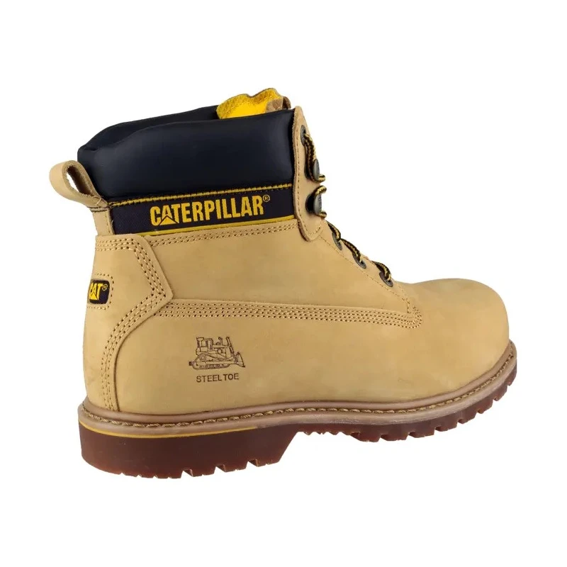 CAT Holton Honey Steel Toe Capped Men's Safety Boots Size 7 UK, EU 41, Steel Toe, Heat Resistant, EN ISO 20345:2011 P708215