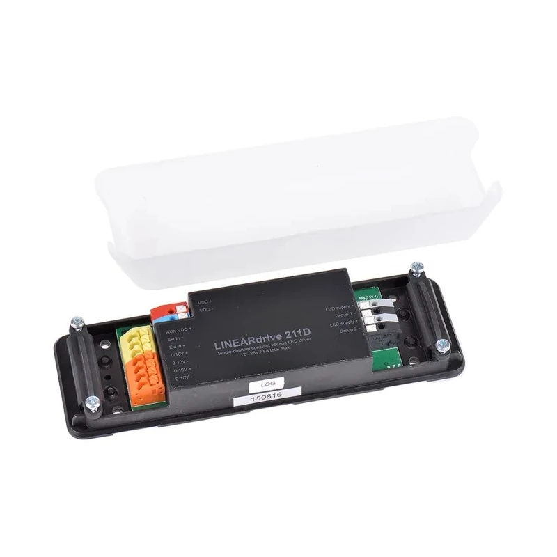 eldoLED 2 Output Constant Voltage LED Driver 12V, 24V, 200W, 8A with 0 to 10 V Dimming Operation LIN211D1-LG