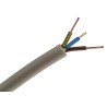 RS PRO 50 m 3 Core Grey Polyvinyl Chloride Power Cable 500V, Solid Copper Conductor, Flame Retardant 902-8322