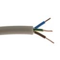 RS PRO 50 m 3 Core Grey Polyvinyl Chloride Power Cable 500V, Solid Copper Conductor, Flame Retardant 902-8322