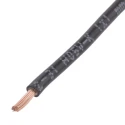 RS PRO H05V-K Series Black 1 mm² Hook Up Wire, 17 AWG, 29 x 0.2 mm Strands, 100 m Length, Polyvinyl Chloride 902-8375