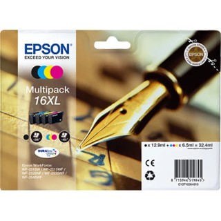 Epson Ink Cartridge 16XL Black, Cyan, Magenta, Yellow C13T16364010