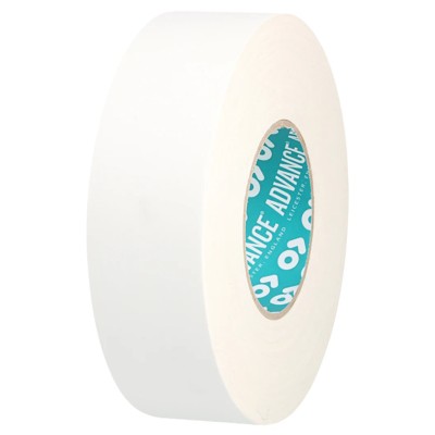 Advance Tapes High Specification Polycoated Cloth Tape, White, Matt Finish, 50 m x 12mm AT160
