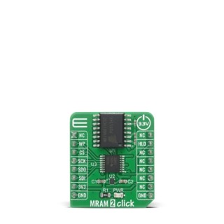 MikroElektronika MRAM 2 Click Memory Development Kit SPI Interface Add On Board for MikroBus MIKROE-4232