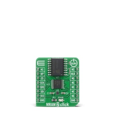 MikroElektronika MRAM 2 Click Memory Development Kit SPI Interface Add On Board for MikroBus MIKROE-4232