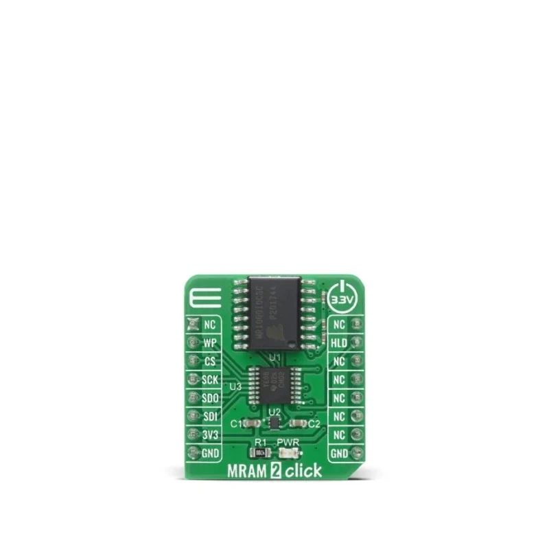 MikroElektronika MRAM 2 Click Memory Development Kit SPI Interface Add On Board for MikroBus MIKROE-4232