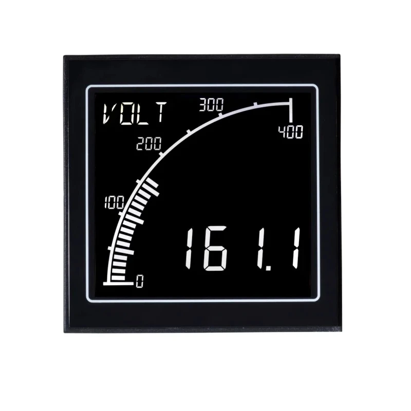 Trumeter APM Series Digital Voltmeter DC LCD Display 4-Digits 0.1% Accuracy 68mm Cutout APM-SHUNT-ANO