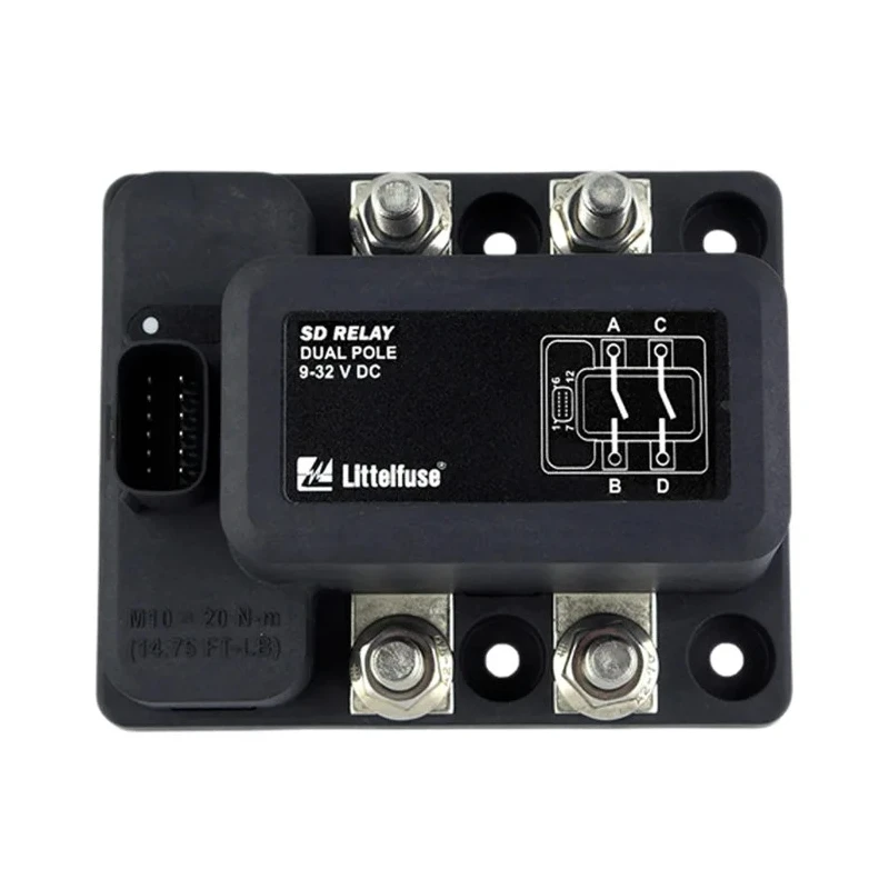 Littelfuse SD Series Flange Latching Relay 1 NO/1 NC Screw Terminal -50°C to 125°C 880107
