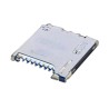 JST MicroSD Memory Card Connector 8 Contacts Push-Push Snap-In Surface Mount Stainless Steel SDHL-8BNS-K-363-A0-ETB(HF)
