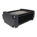 Takachi Electric Industrial AWN Black Aluminium Heat Sink Case 56.3 mm Height, 150 mm Length, 106.3 mm Width AWN11-6-15EBB