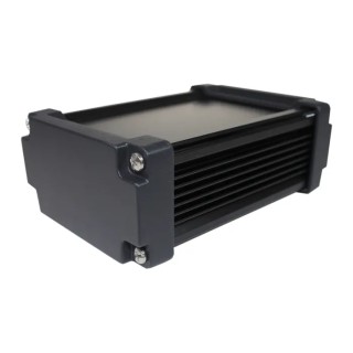 Takachi Electric Industrial AWN Black Aluminium Heat Sink Case 56.3 mm Height, 150 mm Length, 106.3 mm Width AWN11-6-15EBB