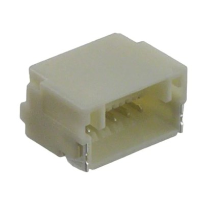 JST NSH Series Right Angle Surface PCB Header 6 Contact 1 mm Pitch 1 Row Shrouded SM06B-NSHSS-TB(LF)(SN)