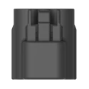 TE Connectivity Econoseal J 070 Mk II Automotive Connector Male 6 Way Plug-In Black Cable Housing 2822346-1
