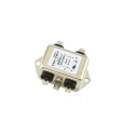 United Automation Single Phase Chassis Mount EMI Filter 20 A 250 V 50Hz-60Hz Fast-On Terminal A-EN2010-20-F-RS