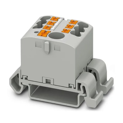 Phoenix Contact Distribution Block 24A, 690V, Grey, Push-in Connection 3273198