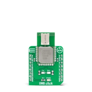 MikroElektronika Communication & Wireless Development Tool UWB Click DWM1000 6.5 GHz MIKROE-4199