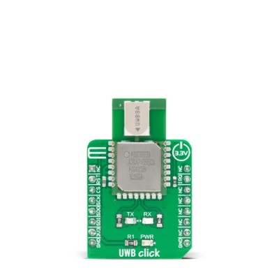 MikroElektronika Communication & Wireless Development Tool UWB Click DWM1000 6.5 GHz MIKROE-4199