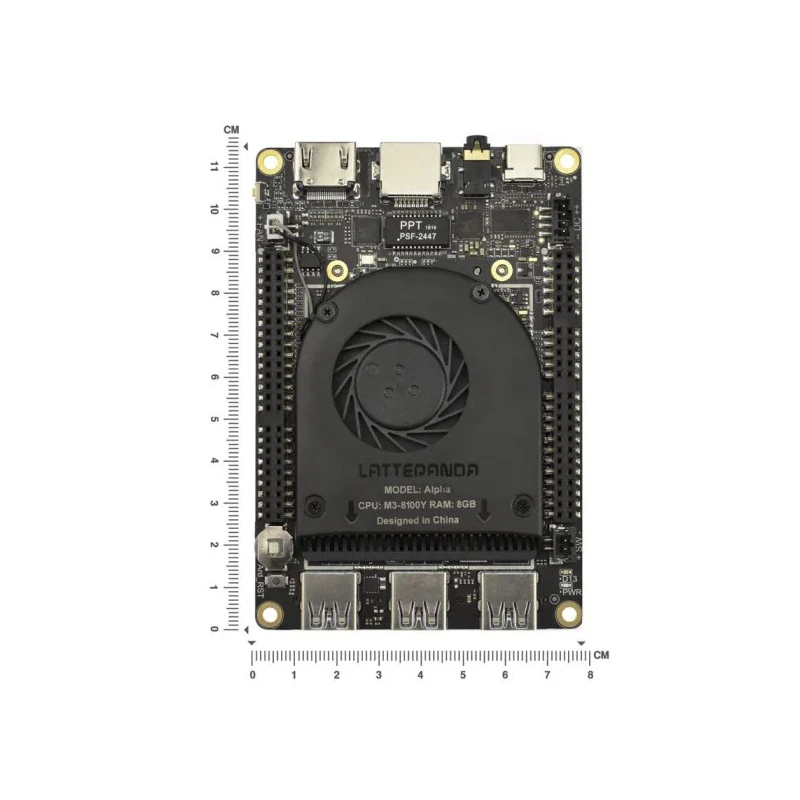 DFRobot Single Board Computer Intel Cherry Trail Z8350 8GB DDR3 0-5V 115x78x14mm DFR0547