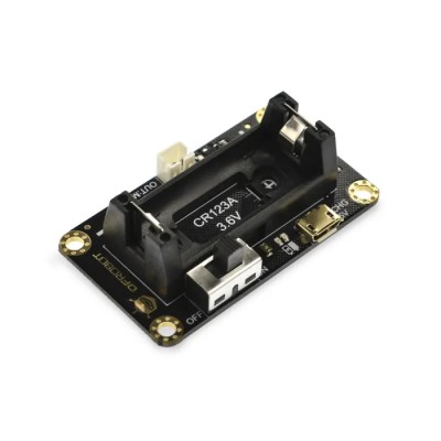 DFRobot BBC Micro:bit Add-on CR123A Li-ion Battery Holder With USB Charging Protection FIT0611