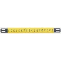 HellermannTyton Ovalgrip Slide-On Cable Marker, Pre-Printed "/", Yellow Polyvinyl Chloride, Fits 1.7 901-10692 906-4915-YE