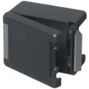 Bopla Bocube Alu Series Graphite Grey Grey Lid Aluminium Enclosure IP66 IP68 IP69 IK07 IK08 90 mm x 159 mm x 128 mm 00123234