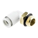 SMC Polybutylene Pneumatic Fitting Male Elbow G 1/4 Thread Push-in Tube 8mm 90° KQ2L08-G02A