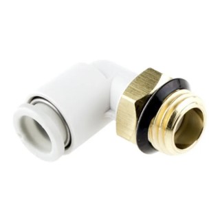 SMC Polybutylene Pneumatic Fitting Male Elbow G 1/4 Thread Push-in Tube 8mm 90° KQ2L08-G02A